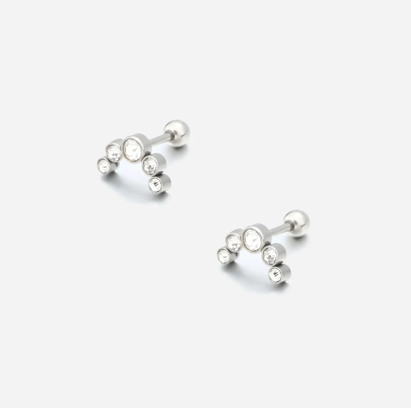 Silver Twinkle Studs