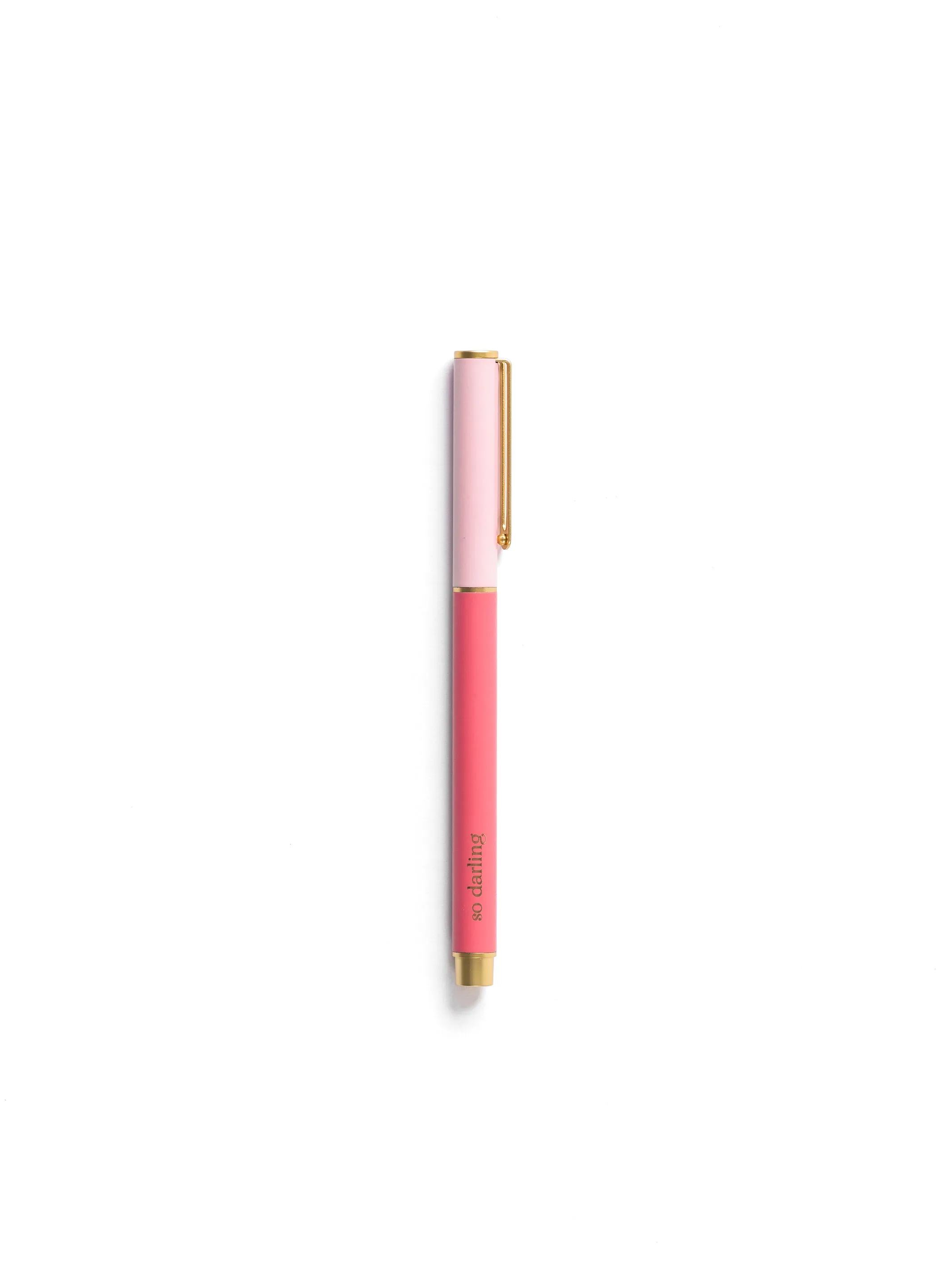 Snap Cap Pen | Colorblock Pink