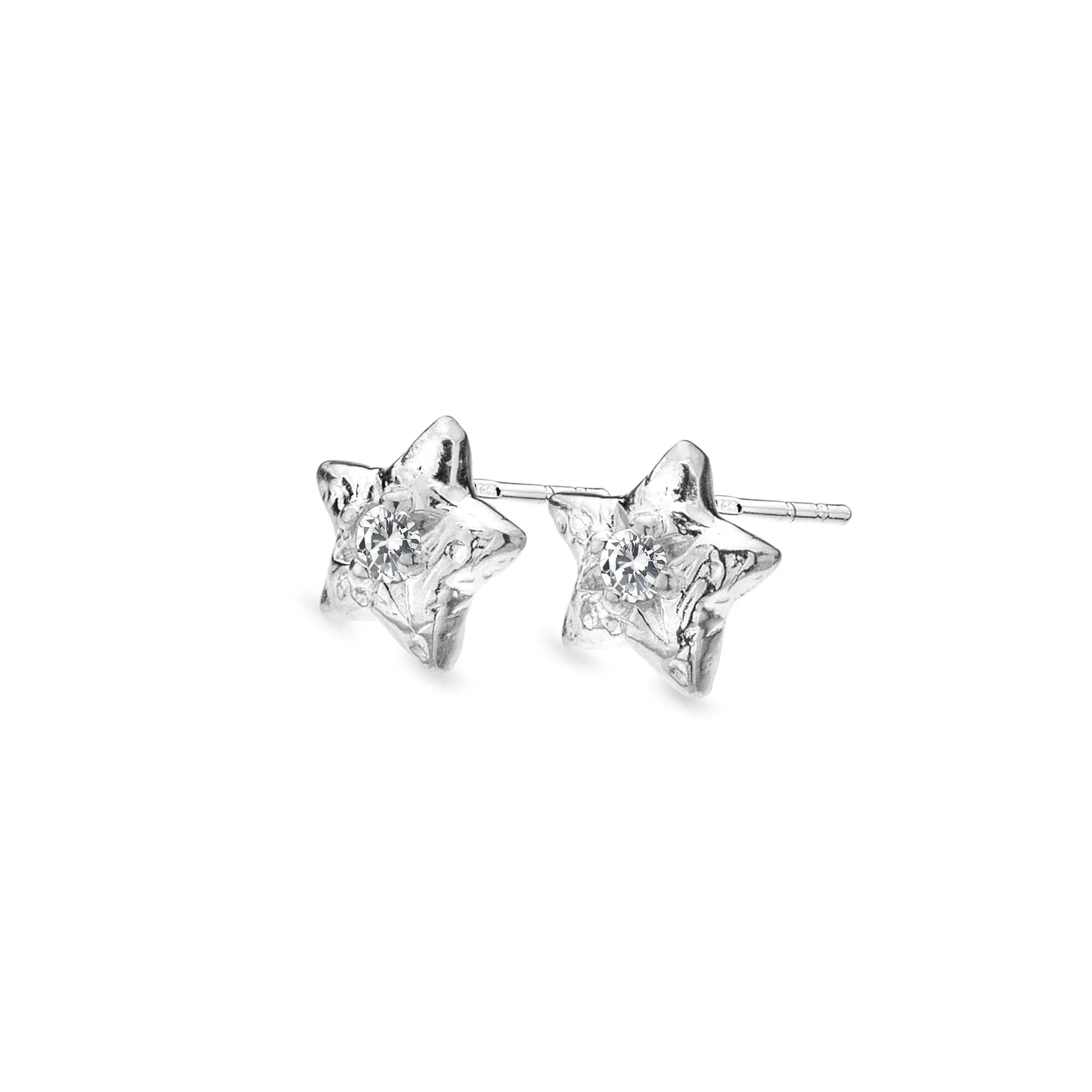 Sparkling star studs