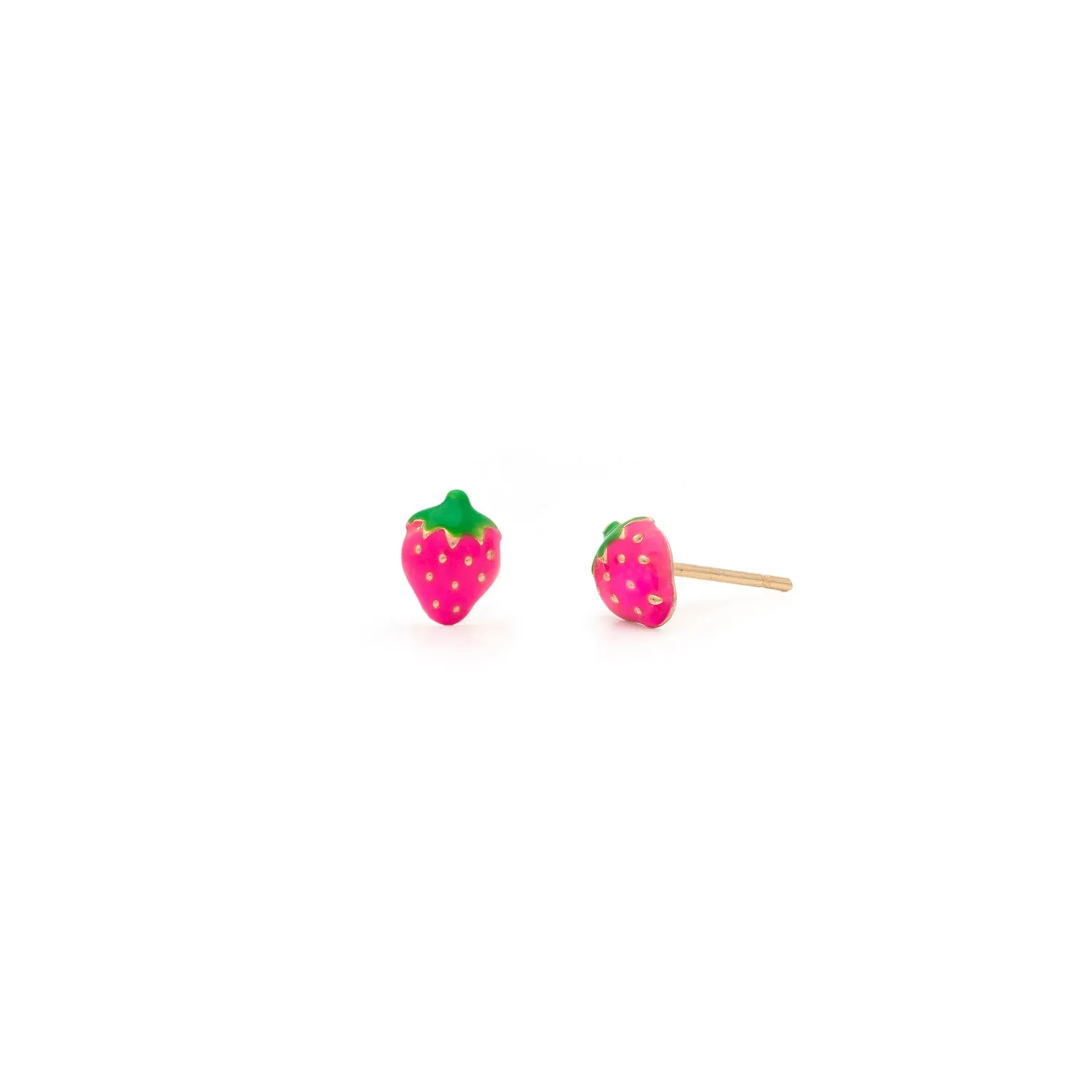 Strawberry Studs | 10k Gold