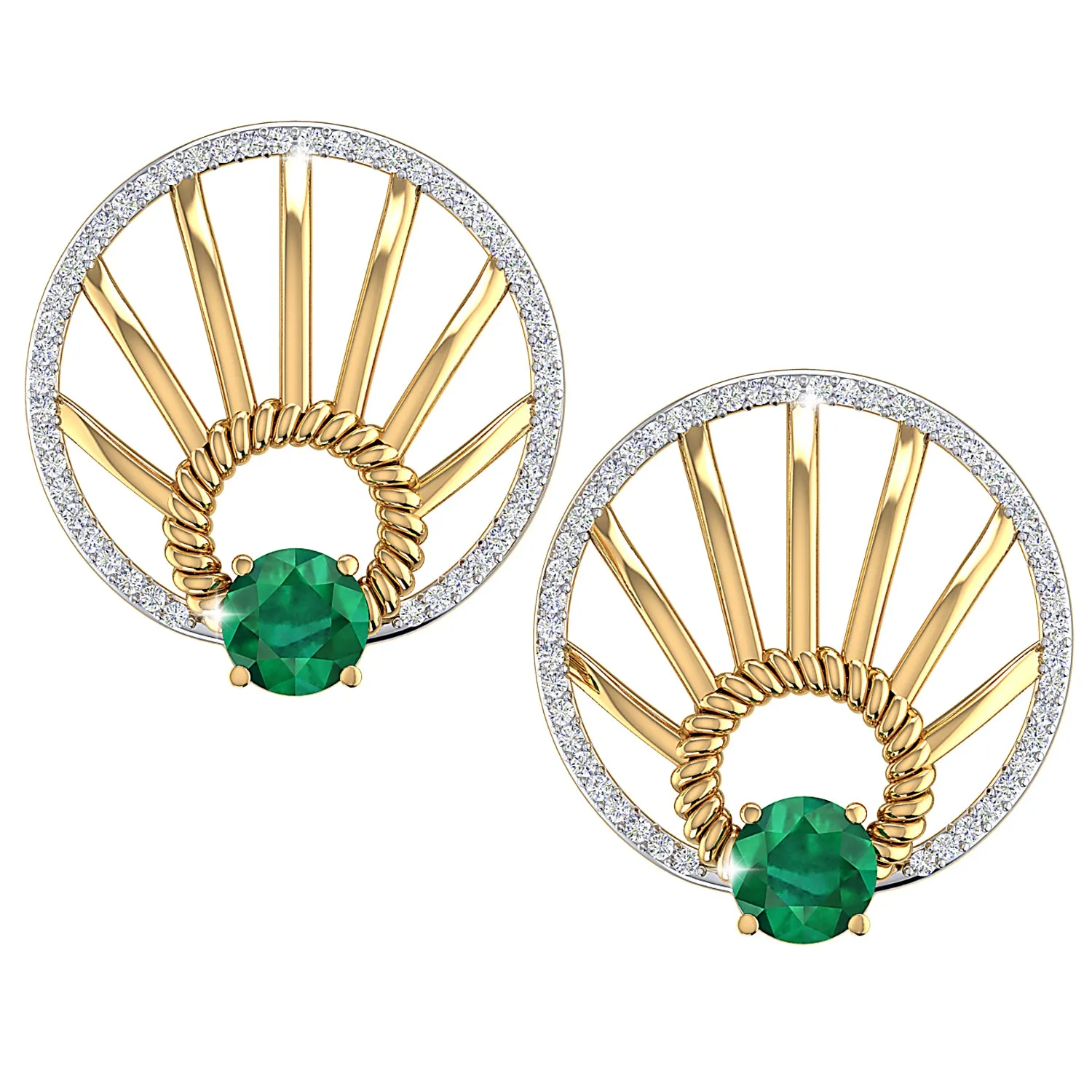 THE EMERALD SPECTRE STUDS