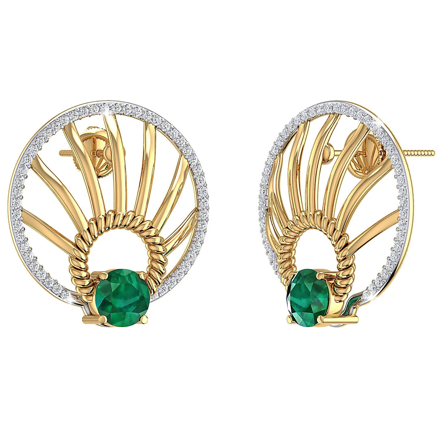 THE EMERALD SPECTRE STUDS