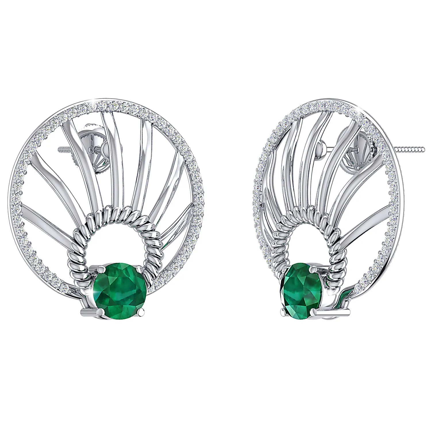 THE EMERALD SPECTRE STUDS