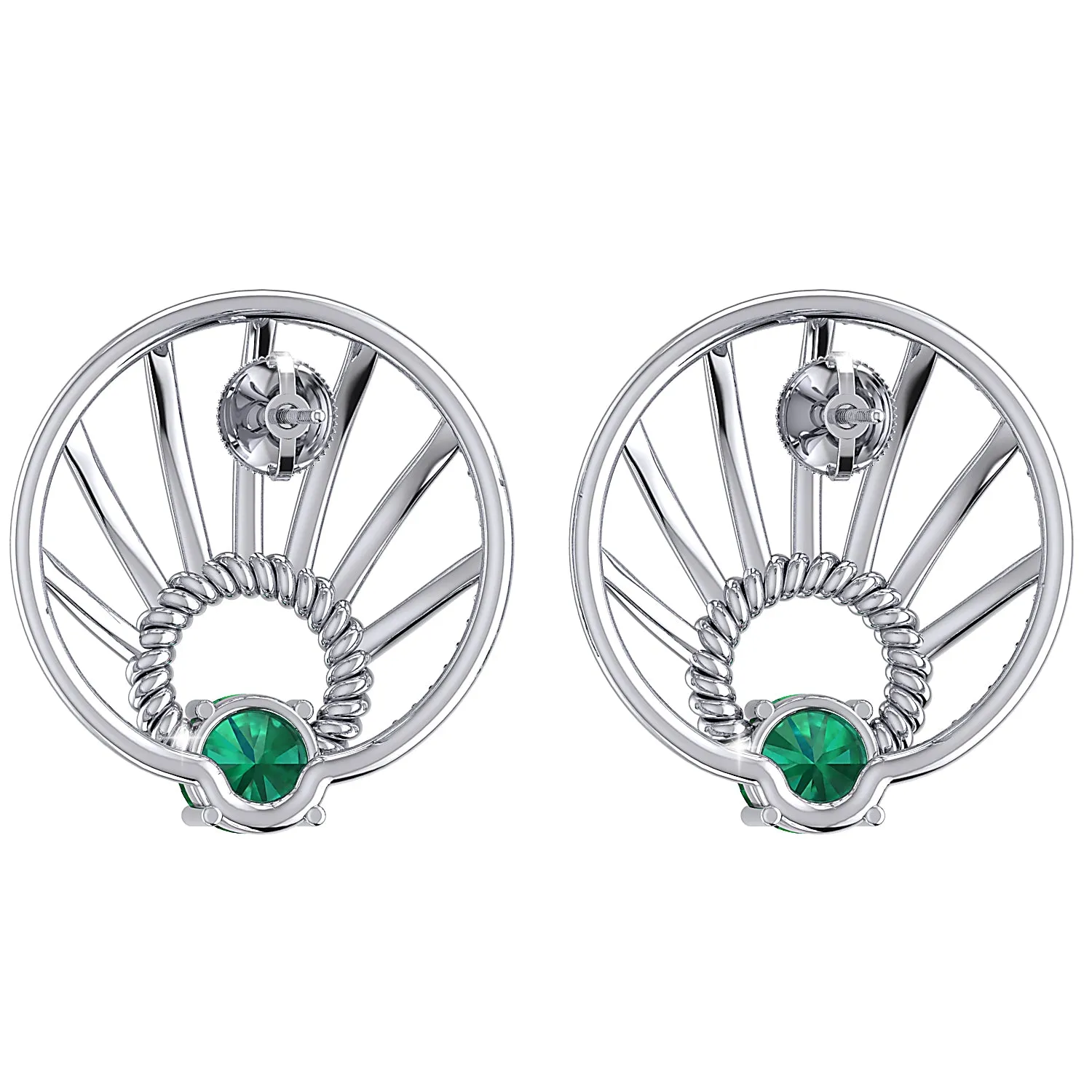 THE EMERALD SPECTRE STUDS