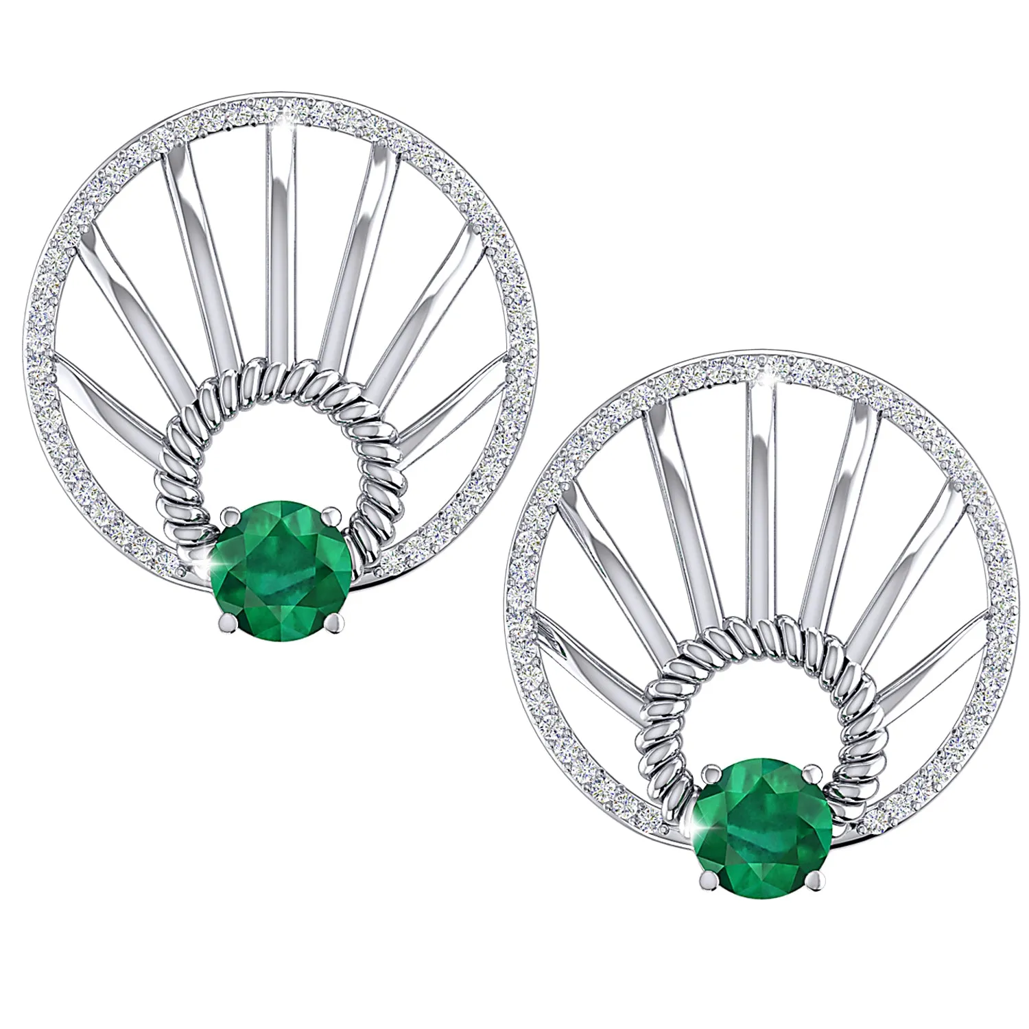 THE EMERALD SPECTRE STUDS