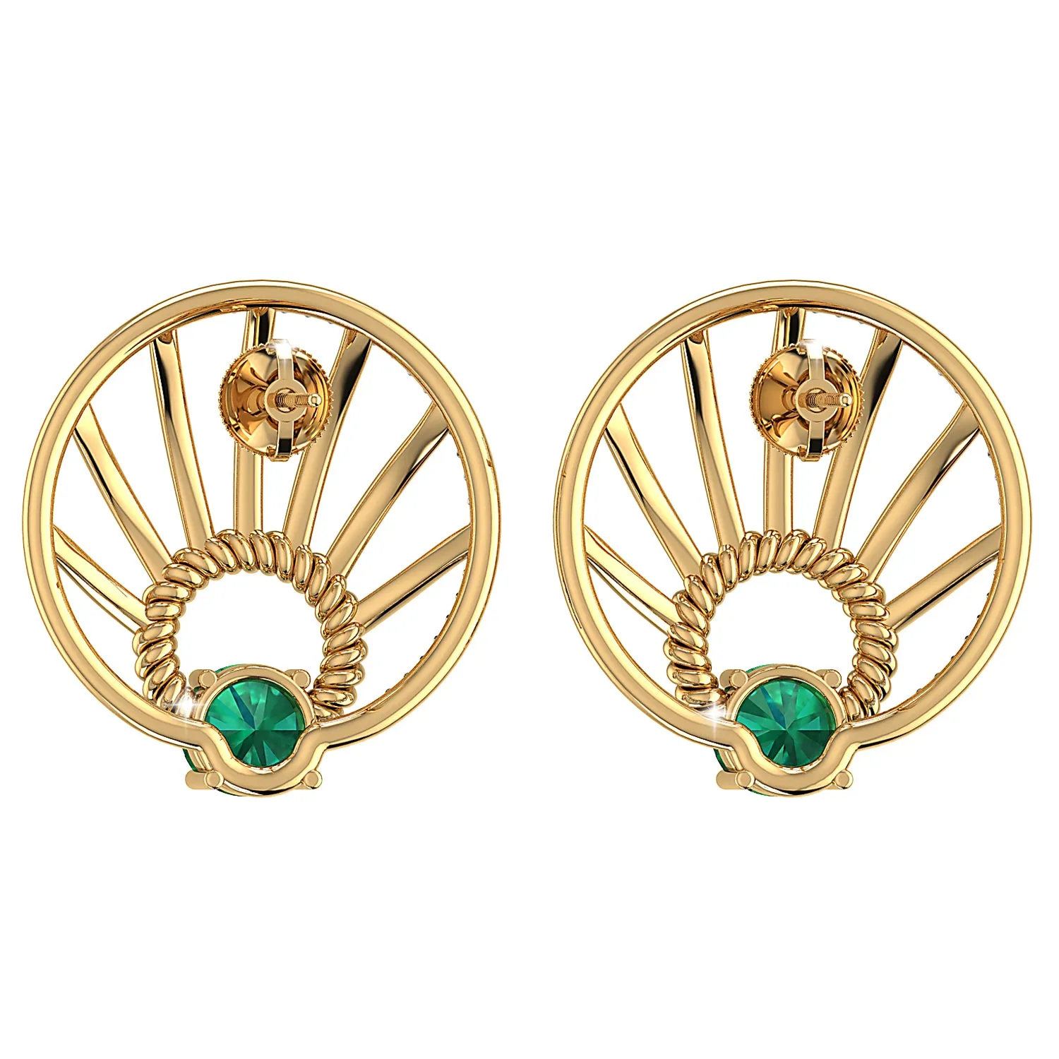 THE EMERALD SPECTRE STUDS