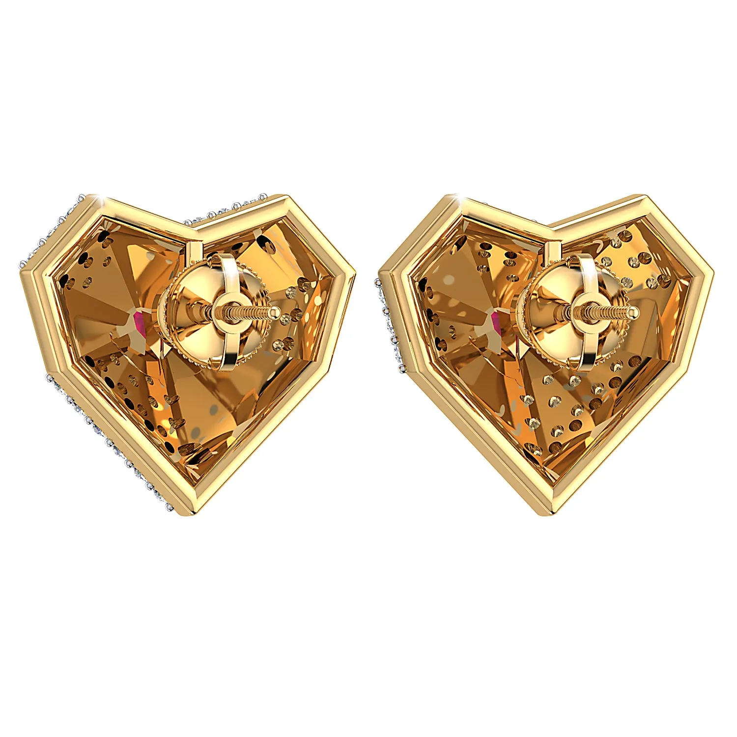 THE ETERNAL LOVE HEARTS STUDS