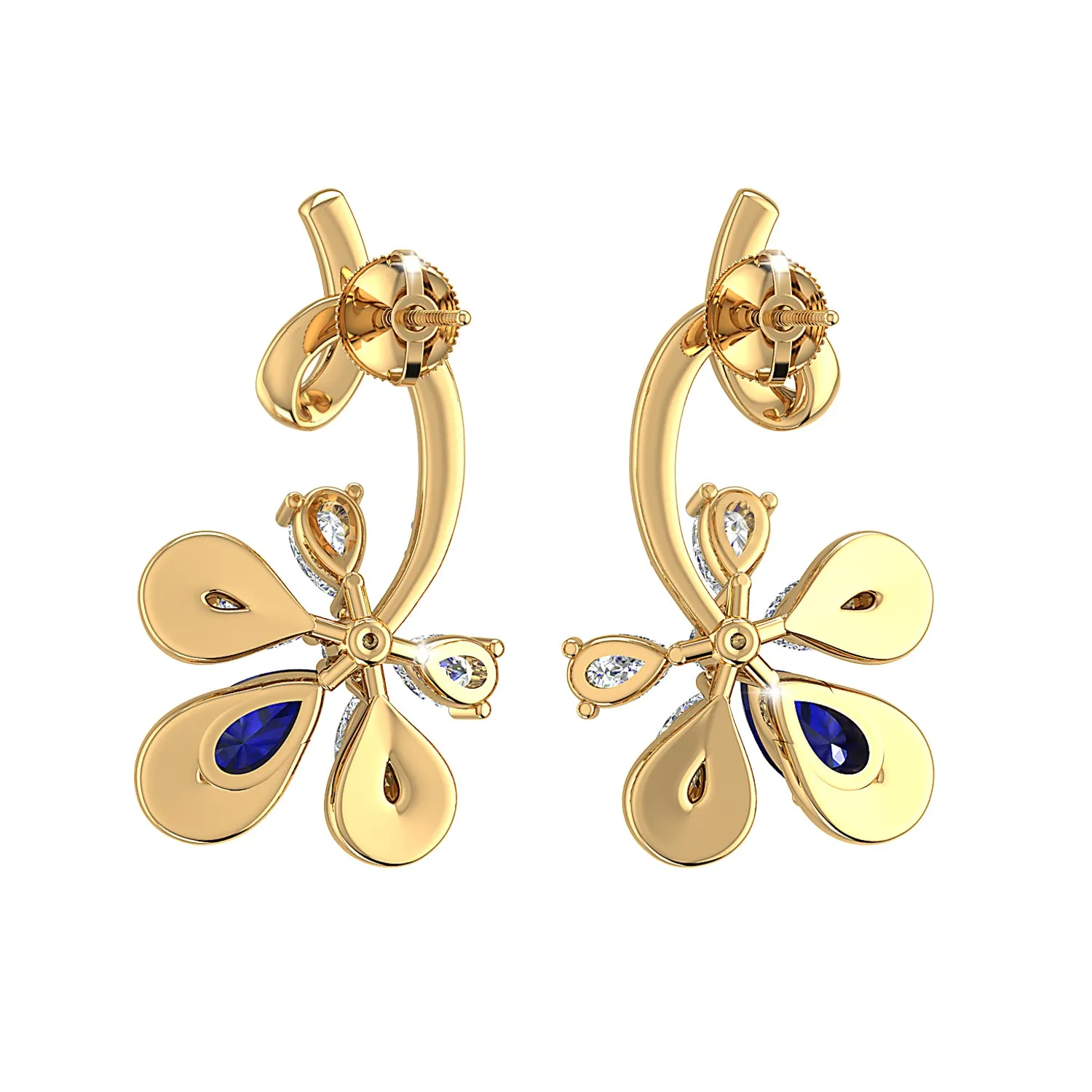 THE SAPPHIRE FLAME STUDS