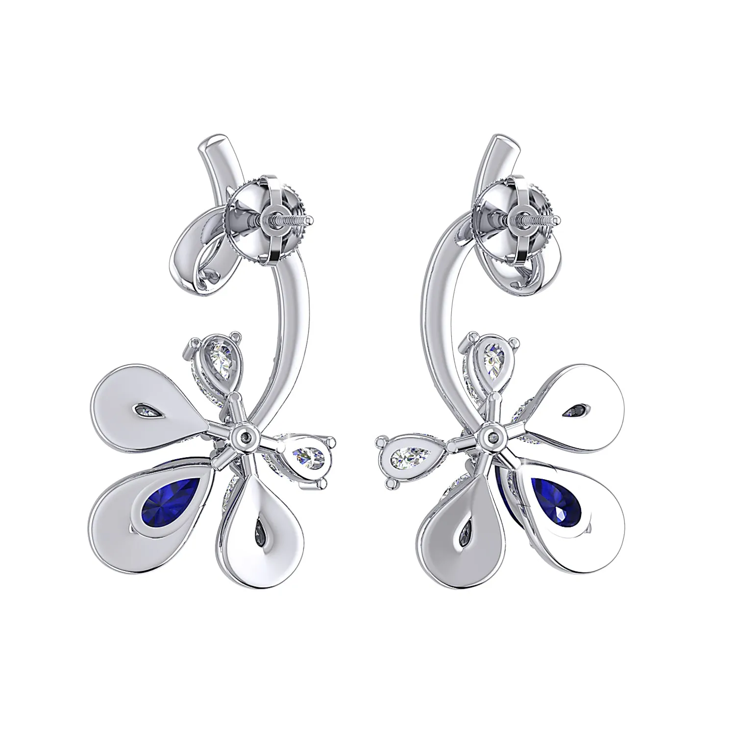 THE SAPPHIRE FLAME STUDS