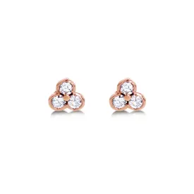 Tri-Stud Earrings