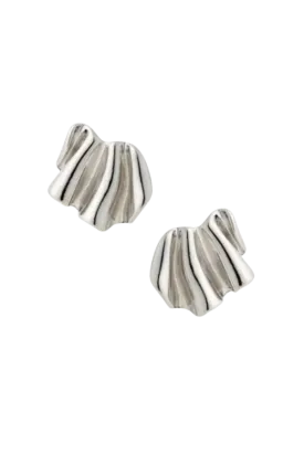 Wrinkle In Time Studs - Silver